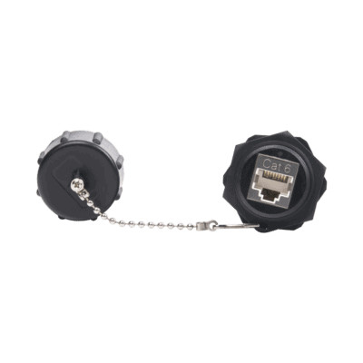 Jack Industrial RJ45 Categoría 6 Blindado, IP67 (Waterproof)