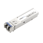 Transceptor Óptico Industrial SFP (Mini-Gbic) / Monomodo 1310 nm / 1.25 Gbps / 1000BASE-LX / Conectores LC/UPC Dúplex / DDM / Hasta 10 km LPINDSFP1GSM10-l