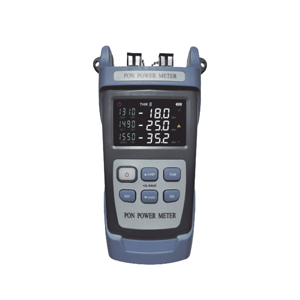 LPPOPM-l Medidor de Potencia Óptica (OPM) para Fibra Óptica en Redes FTTx / Soporta 3 Longitudes de Onda: 1310nm, 1490nm y 1550nm / Rango de Medición de -40 a 25dBm LP-P-OPM 1