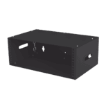 Gabinete para Montaje en Pared liviano, 4 Unidades de rack, Profundidad máxima de trabajo 250 mm, Se envía el Gabinete Armado. LPWR50304U-l