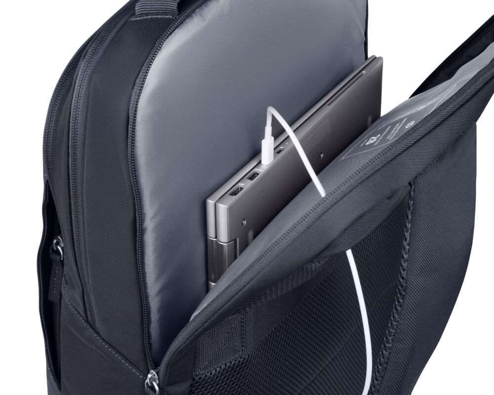 Mochila para portátil HP Everyday 16 (A08KLUT#ABM) Resistente con un compartimento acolchado para el portátil. 100 % poliéster, Color Gris odisea. A08KLUT#ABM 4