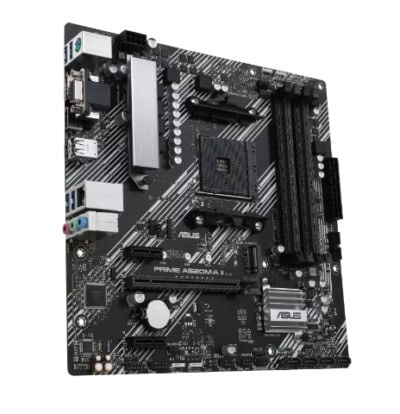 Tarjeta madre gaming ASUS A520M-A II/CSM, DDR4-SDRAM, 128 GB, AMD, Zócalo AM4, Micro ATX