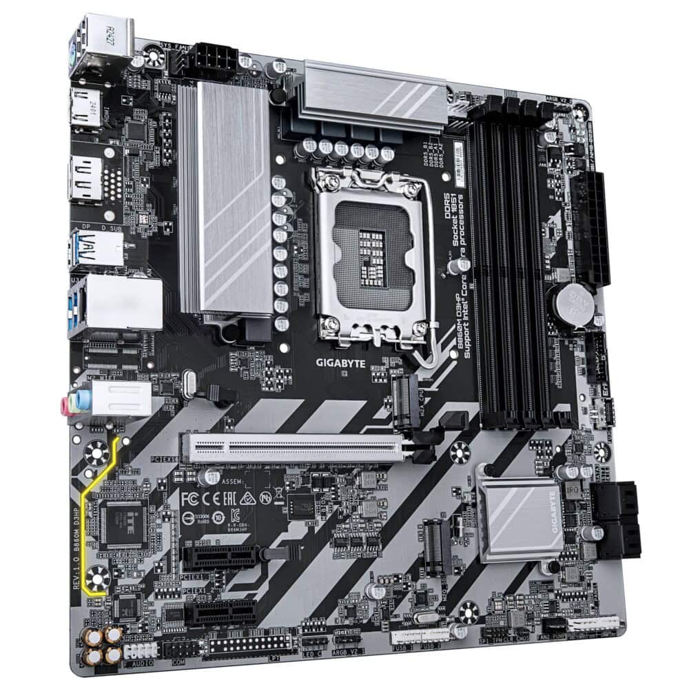 Motherboards GIGABYTE B860M D3HP, DDR5, 256 GB, Intel, Micro ATX B860M D3HP 3
