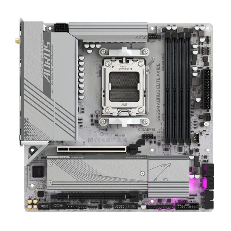 TARJETA MADRE GIGABYTE Micro ATX B650M A ELITE AX ICE 64 GB DDR5 AM5 Para AMD MBDGIG5310_1_full
