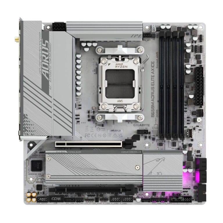 TARJETA MADRE GIGABYTE Micro ATX B650M A ELITE AX ICE 64 GB DDR5 AM5 Para AMD MBDGIG5310_7_full