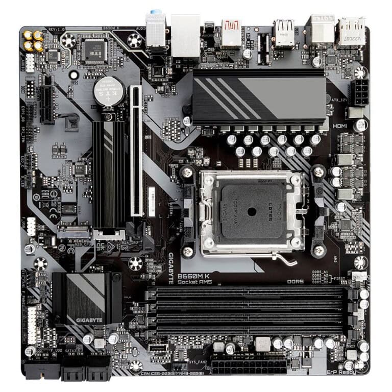 TARJETA MADRE GIGABYTE MICRO ATX, B650M K, DDR5. 256 GB, AM5, PARA AMD MBDGIG5330_2_full
