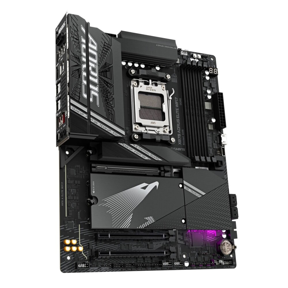 Tarjeta Madre AORUS X870 A ELITE WIFI7, ATX, Socket AM5, 256GB DDR5, para AMD X870 A ELITE WIFI7 2
