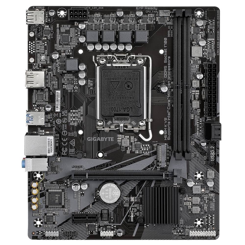 MBDGIG5440_1_full TARJETA MADRE GIGABYTE ATX H610M K V2 DDR5, S-1700, 64 GB, PARA INTEL 19
