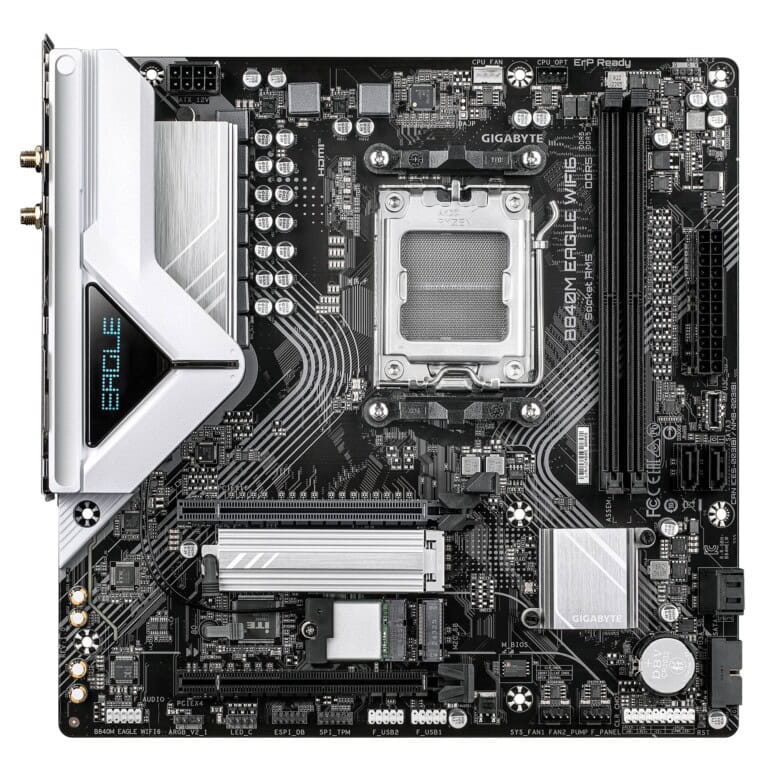 TARJETA MADRE GIGABYTE MICRO ATX, B840M EAGLE WIFI6, DDR5, AM5, 128 GB, PARA AMD MBDGIG5570_1_full