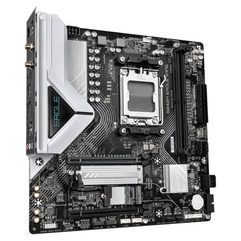 TARJETA MADRE GIGABYTE MICRO ATX, B840M EAGLE WIFI6, DDR5, AM5, 128 GB, PARA AMD MBDGIG5570_2_full