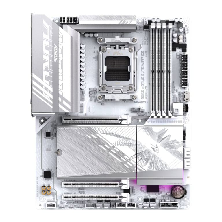 TARJETA MADRE GIGABYTE ATX B850 A ELITE WF7 ICE, DDR5, AM5, 256 GB, PARA AMD MBDGIG5580_1_full