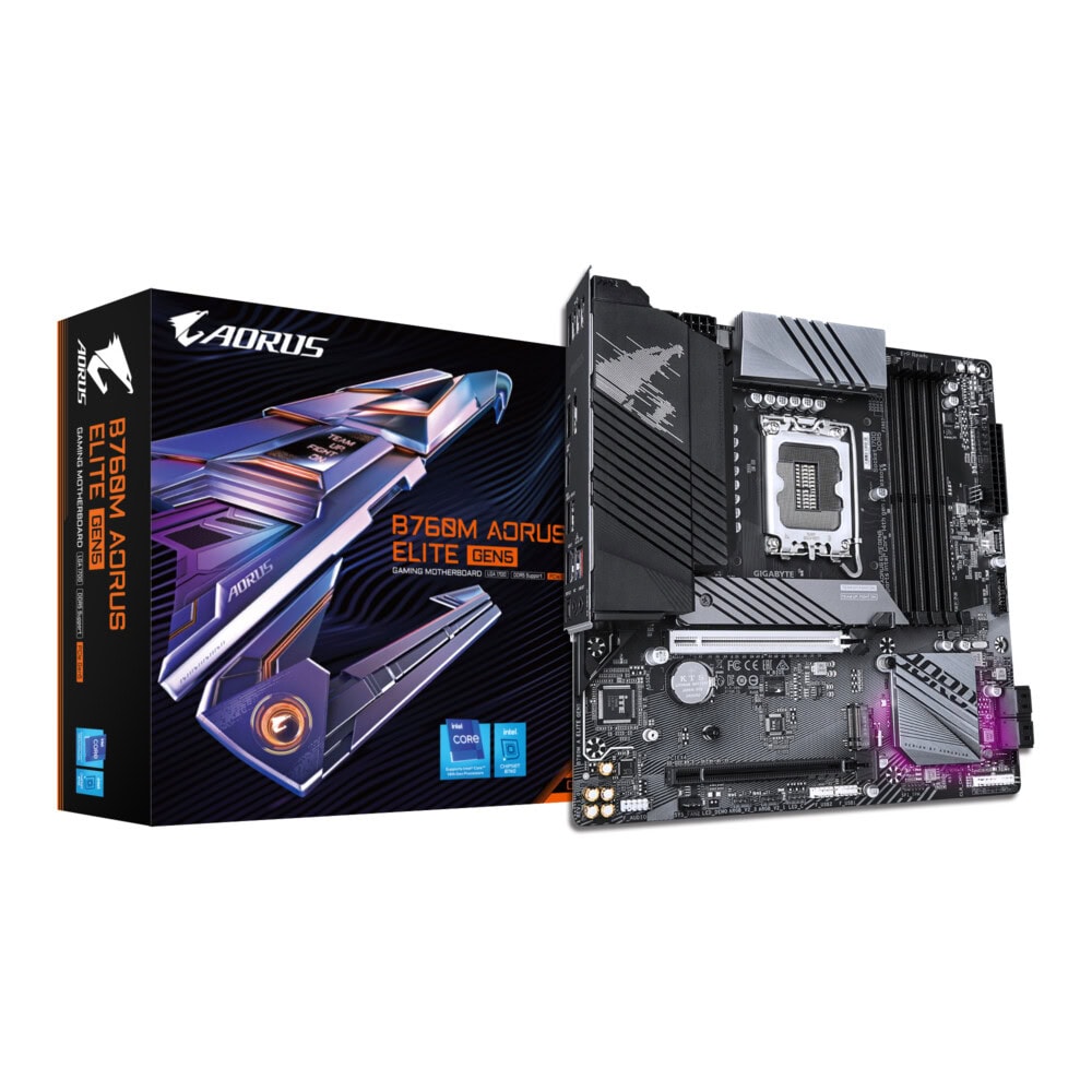 Motherboard GIGABYTE B760M A ELITE GEN5 , DDR5-SDRAM, 256 GB, Intel, LGA1700 11