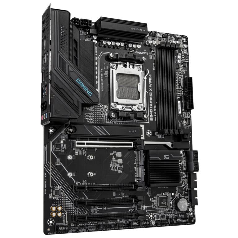 TARJETA MADRE GIGABYTE ATX B840 GAMING X WF6E, DDR5, AM5, 256 GB, PARA AMD MBDGIG5660_2_full