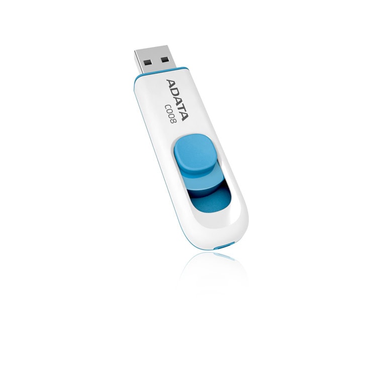 MEMDAT1850_full Memoria USB ADATA C008, Color blanco, 32 GB, USB 2.0 AC008-32G-RWE 1