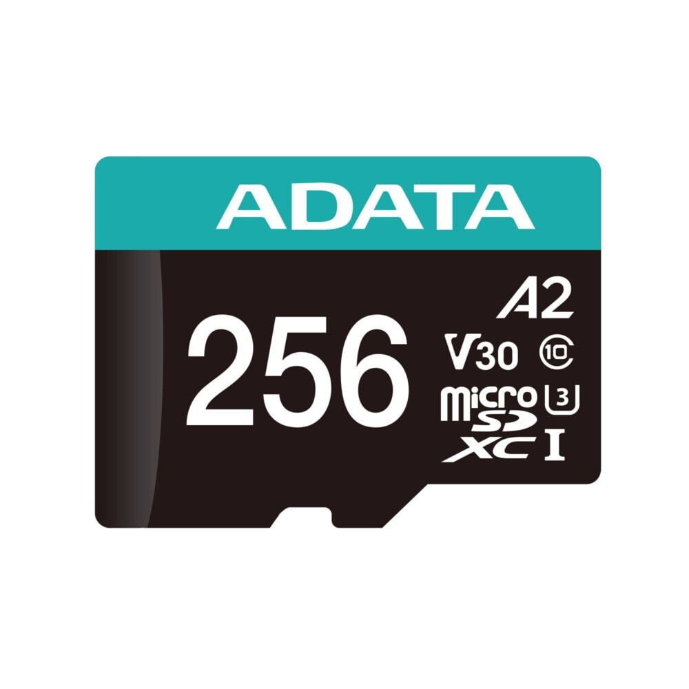 Micro Secure Digital ADATA AUSDX256GUI3V30SA2-RA1, 256 MB, Negro, Clase 10 AUSDX256GUI3V30SA2-RA1 2