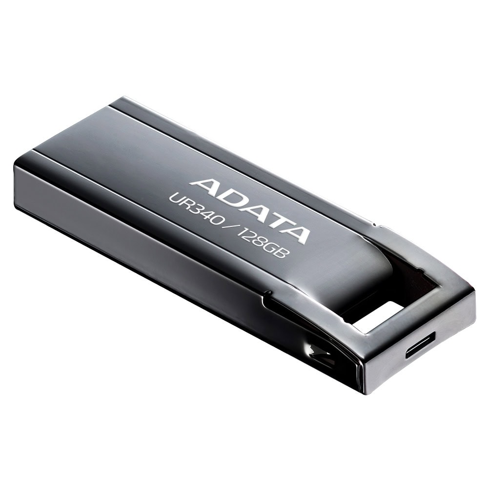 MEMDAT6600_1_full Memoria USB ADATA UR340, Negro, 128 GB, USB tipo A, 100 MB/s AROY-UR340-128GBK 2