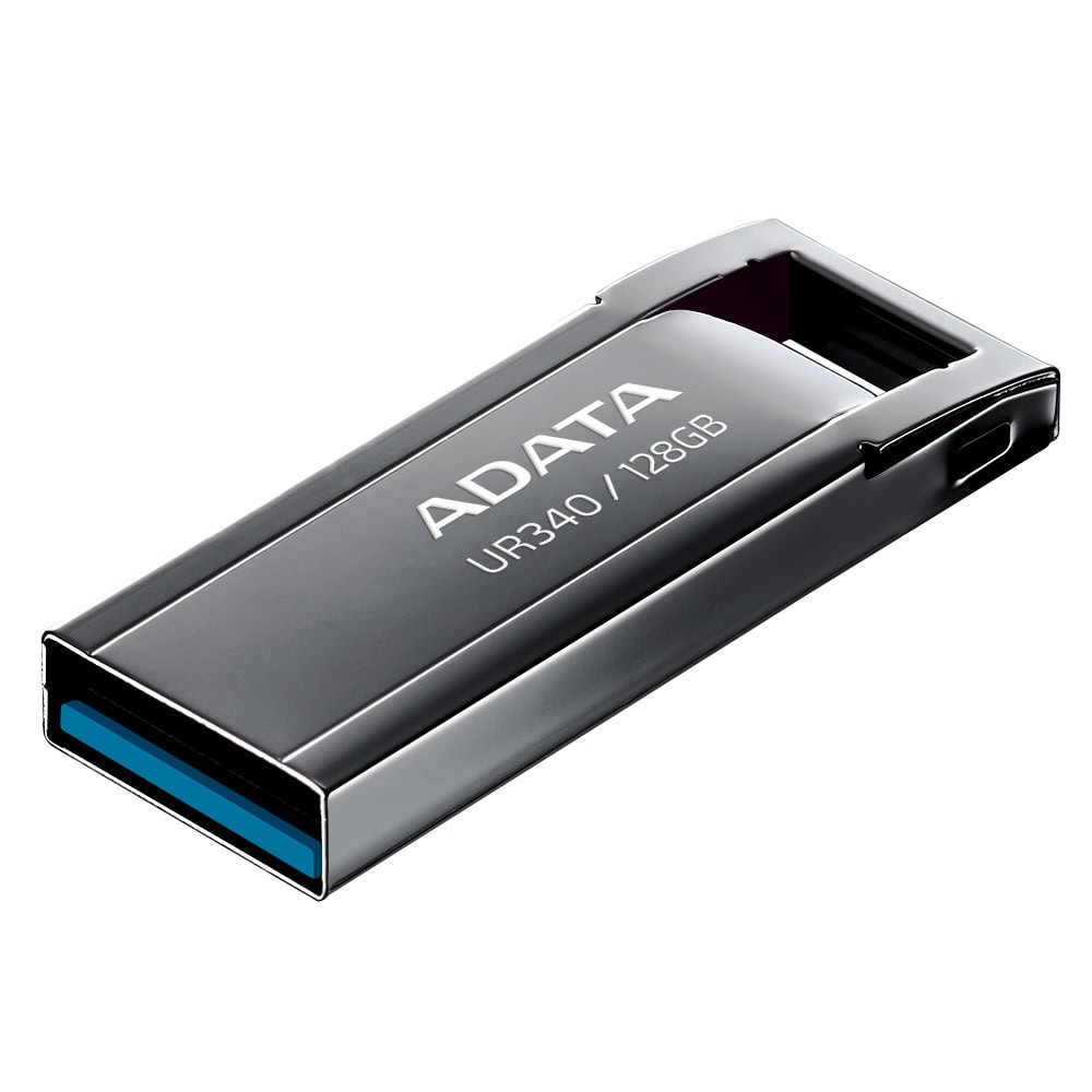 MEMDAT6600_2_full Memoria USB ADATA UR340, Negro, 128 GB, USB tipo A, 100 MB/s AROY-UR340-128GBK 3