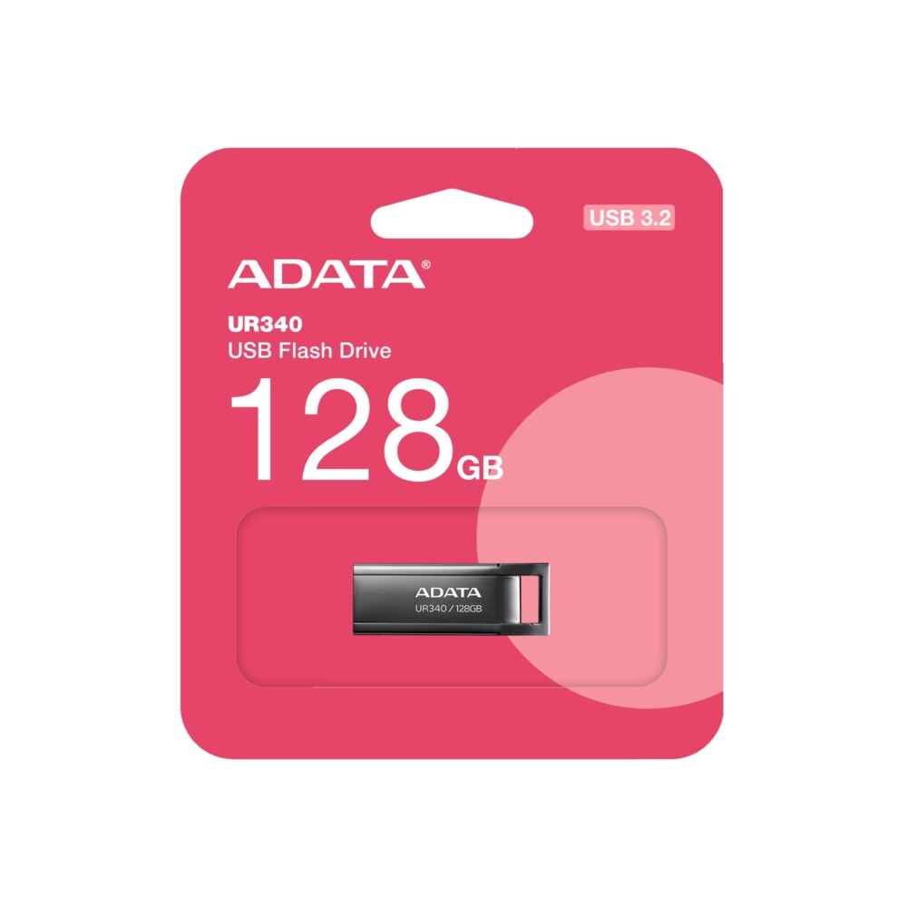 MEMDAT6600_4_full Memoria USB ADATA UR340, Negro, 128 GB, USB tipo A, 100 MB/s AROY-UR340-128GBK 5