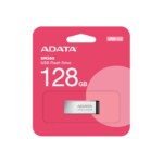 Memoria USB de 128GB UR350 3.2 Gen 1 (retrocompatible 3.0 y 2.0), diseño elegante sin tapa. Color Metálico, negro. UR350-128G-RSR/BK MEMDAT7000_3_full