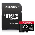 Micro Secure Digital ADATA HIGH ENDURANCE (alta durabilidad) microSDXC UHS-I U3, SD6.0 Clase 10, V30 512GB Clase 10 (A2) MEMDAT7050_1_full