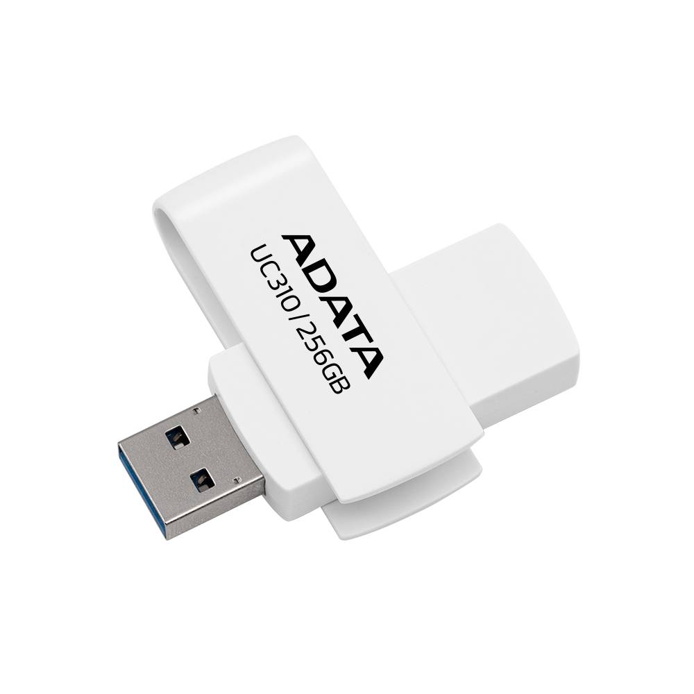 MEMDAT7150_1_full Memoria USB de 256GB UR310 3.2 Gen 1 (retro compatible 3.0 y 2.0), diseño material reciclado sin tapa. BLANCO. UC310-256G-RWH UC310-256G-RWH 2