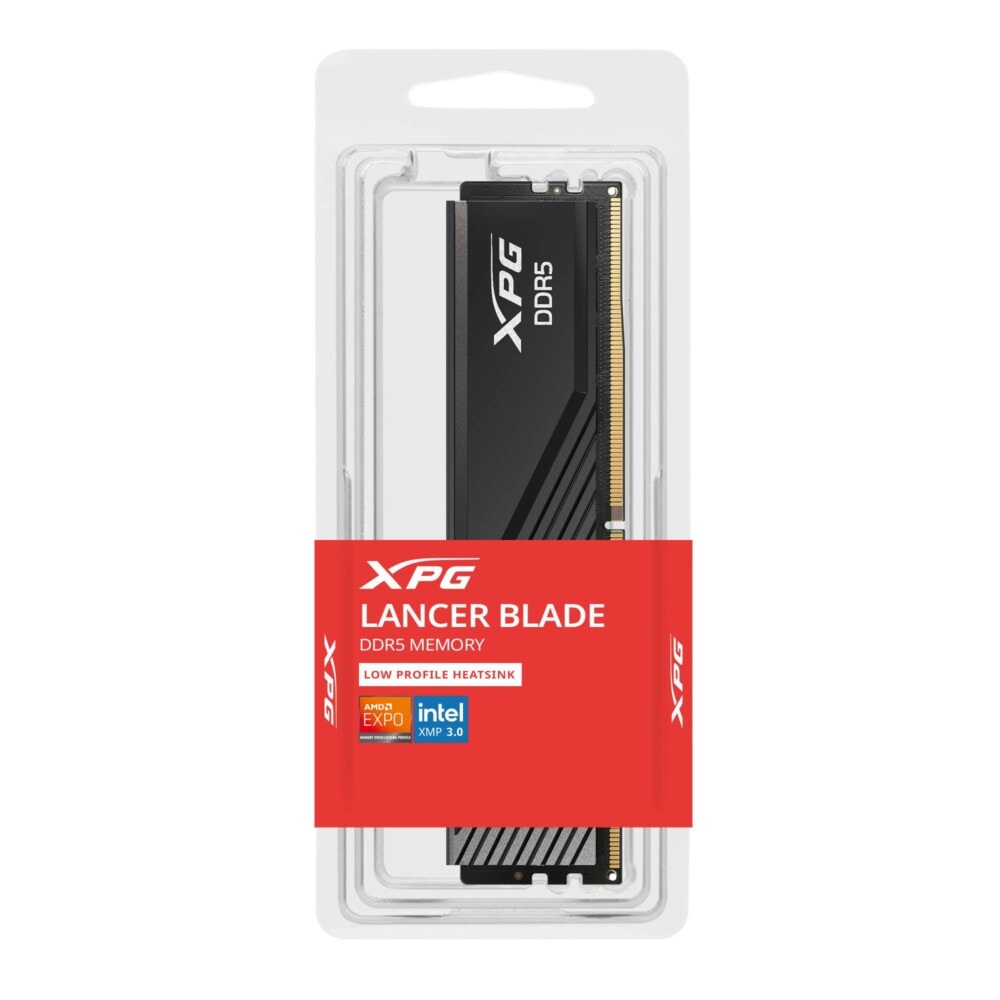 Memoria RAM ADATA XPG LANCER BLADE, DDR5 16GB UDIMM 6000MT/s. Disipador aluminio NEGRO. AX5U6000C4816G-SLABBK AX5U6000C4816G-SLABBK 3