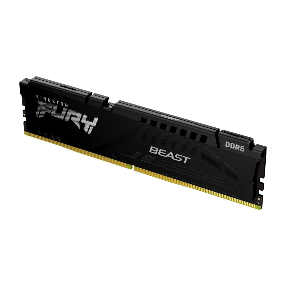 MEMKGN3420_1_full MEMORIA RAM KINGSTON FURY BEAST BLACK XMP DIMM DDR5 16GB 5200MT/S CL40 1RX8 1.25V KF552C40BB-16 2
