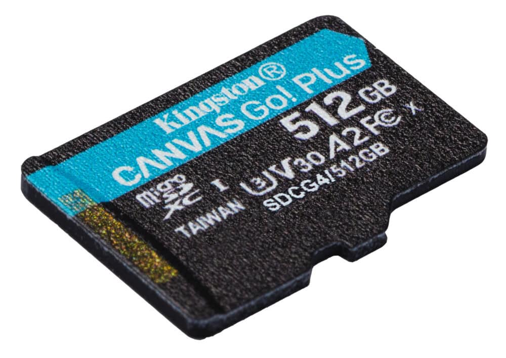 MEMKGN5350_4_full MEMORIA MICROSD KINGSTON CANVAS GO! PLUS GEN4 512GB R.200MB/S W.160MB/S CL10 UHS-I U3 V30 A2 SDCG4/512GB 4
