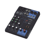 Mezcladora de Audio | 6 Canales | 2 entradas de micro/6 de línea (2 mono + 2 estéreo) | Alimentación Phantom MG06-l
