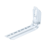 Ménsula omega tipo L inteligente, 210mm de ancho, con acabado Electro Zinc MG60101EZ-l