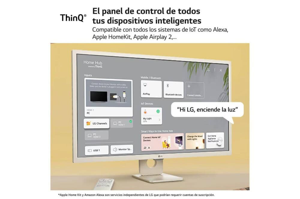 MONLGE2910_4_full Monitor LG 32 pulgadas MyView FHD IPS Smart Monitor con webOS , 8ms 32SR50F-W.AWM 5