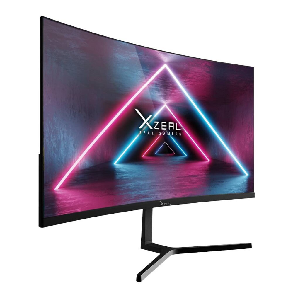 Monitor Xzeal 23.8 pulgadas Xzeal XSPMG07B XST-570-1 Panel Curvo VA FHD 100Hz 5ms 1xVGA + 1xHDMI + Vesa 100x100mm Negro XSPMG07B 3