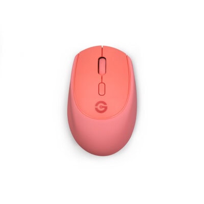 GETTTECH MOUSE INALAMBRICO COLORFUL, ROJO, ERGONOMICO, GEL DE SILICONA, 2 BOTONES 1 SCROLL, RESOLUCION HASTA 1600PPP, MOD. GAC-24405R