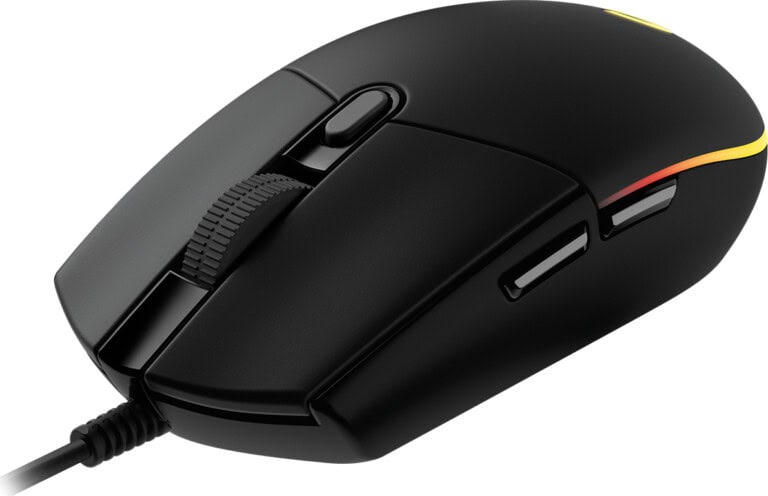 Mouse LOGITECH  G203, USB, Juego, 200-8.000 dpi, Negro