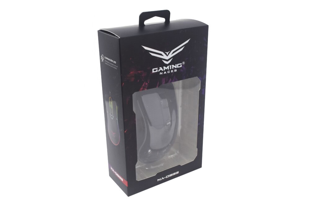 Mouse Gamer Naceb Technology NA-0933, Alámbrico, Juego, 1000/1600/2400/3200, Rainbow NA-0933 1