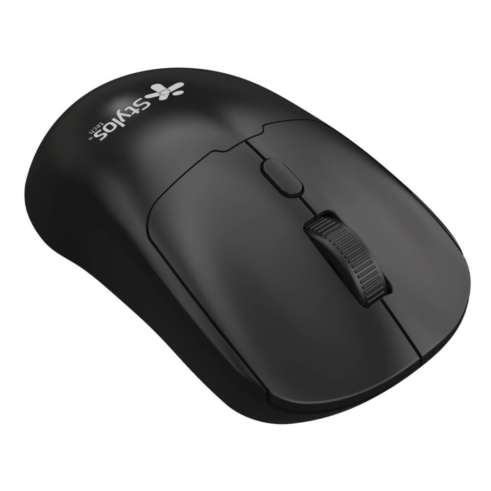 MOUSTY160_1_full Mouse Inalámbrico Recargable Stylos STPMOI7B 1,600 Dpi 3 Niveles 4 Botones Conexión USB Nano 2.4Ghz Negro 12