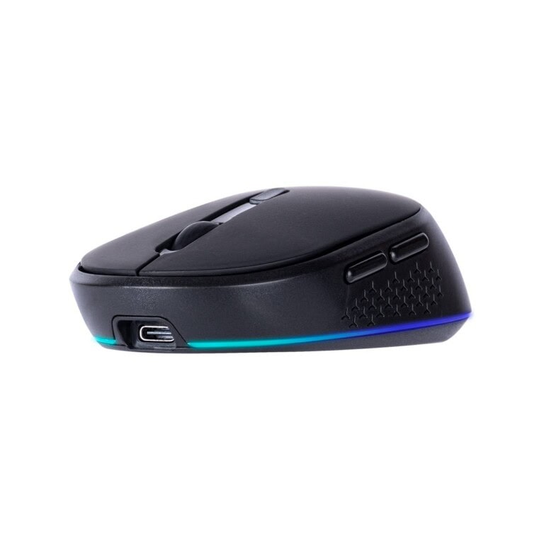 Mouse THUNDER Inalámbrico recargable, bluetooth, DPI:1200,2400, 3200, TECHZONE TZACMOI24 Cambio de luz RGB y navegación MOUTCH970_2_full