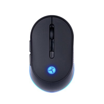 Mouse THUNDER Inalámbrico recargable, bluetooth, DPI:1200,2400, 3200, TECHZONE TZACMOI24  Cambio de luz RGB y navegación