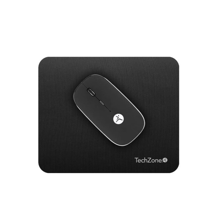 Mouse SLIVEBLACK recargable negro con nano receptor tipoC y USB A, mousepad incluido, TECHZONE, TZACMOI30, DPI: 1000, 1200, 1600 MOUTCH980_1_full