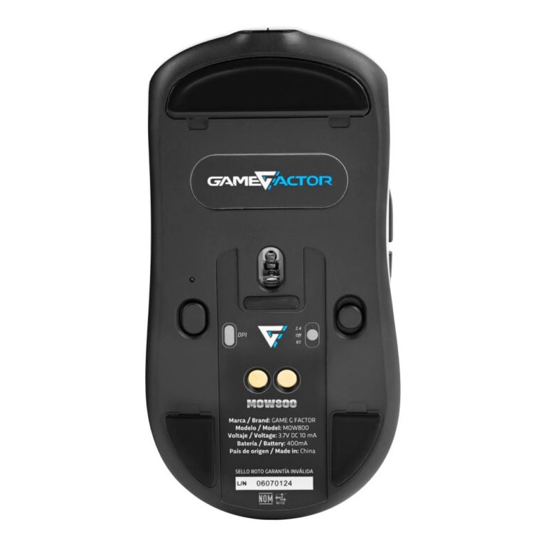 Mouse GAME FACTOR MOW800-WH Mouse gamer inalámbrico 4K MOUVGO690_4_full