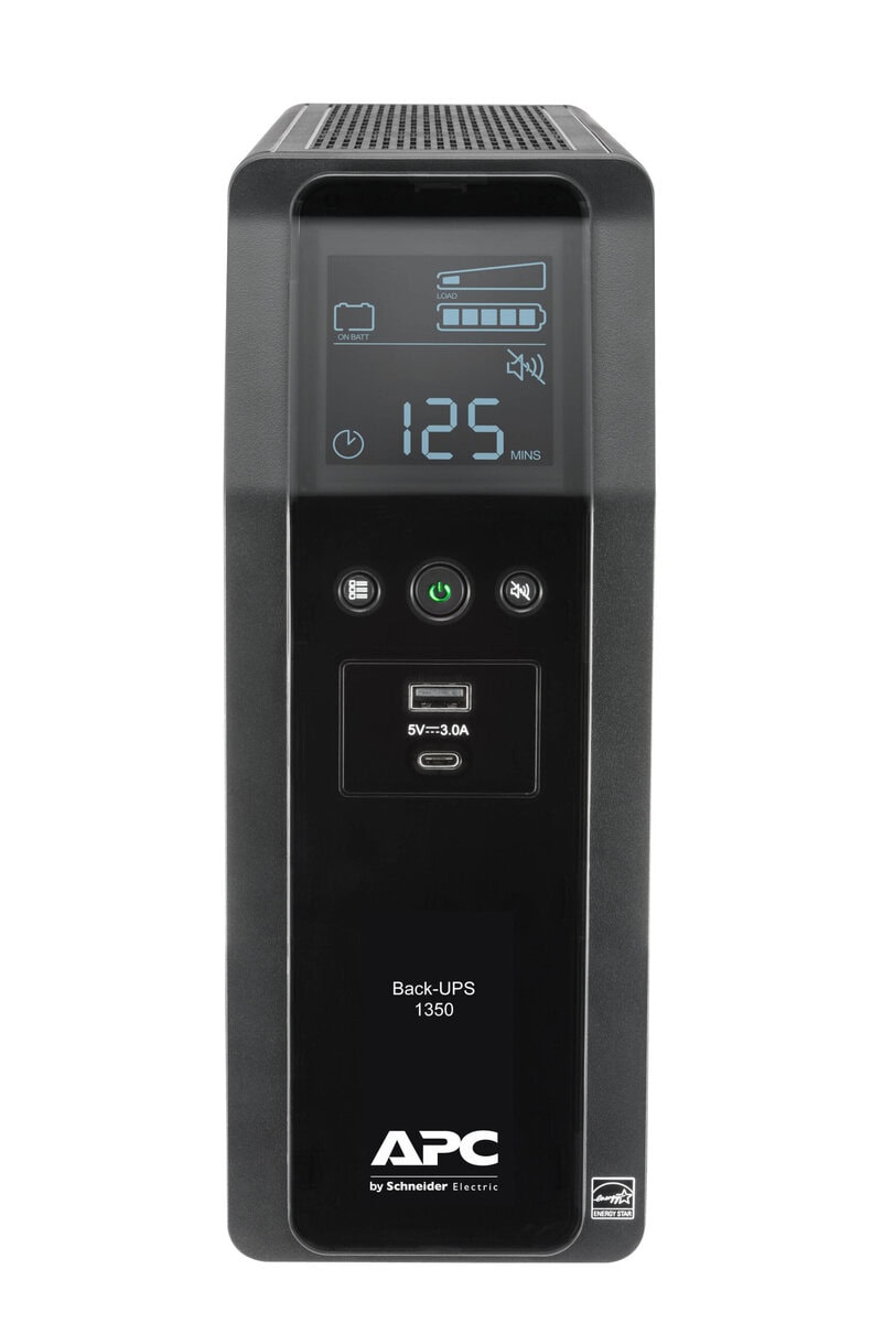 NBKAPC1840_2_full No Break BR1350M2-LM APC, 1350 VA, 810 W, 16 h, Negro BR1350M2-LM 3