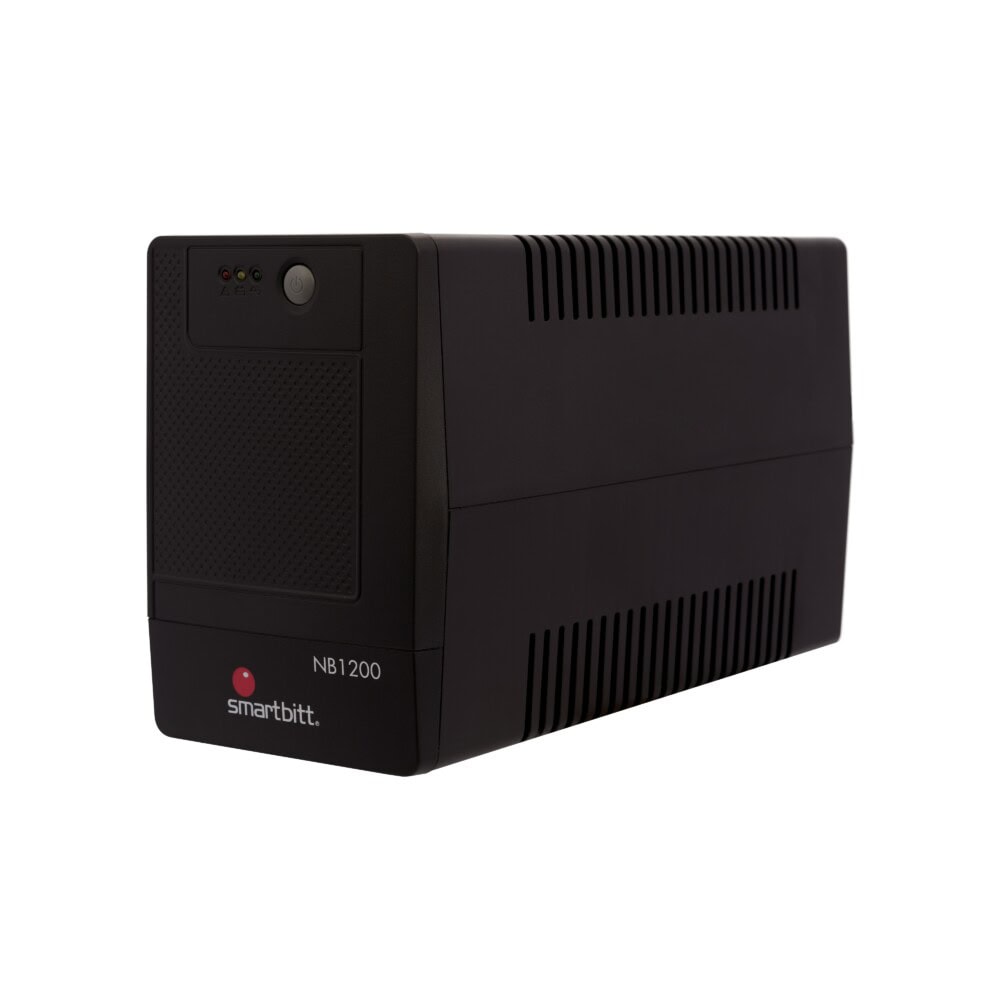 No-Break SMARTBITT, 1200 VA, 600 W, Negro, Hogar y Oficina SBNB1200 3