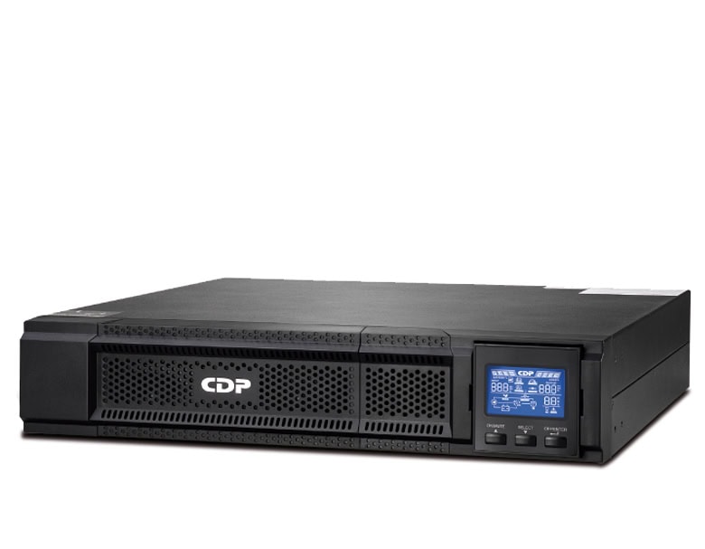 NBKCDP610_1_full No-Break CDP UPO11-3RT 3000VA/2700W FP 1.0 Online UPS 2U RT, LCD 120 Vac UPO11-3 RT 1