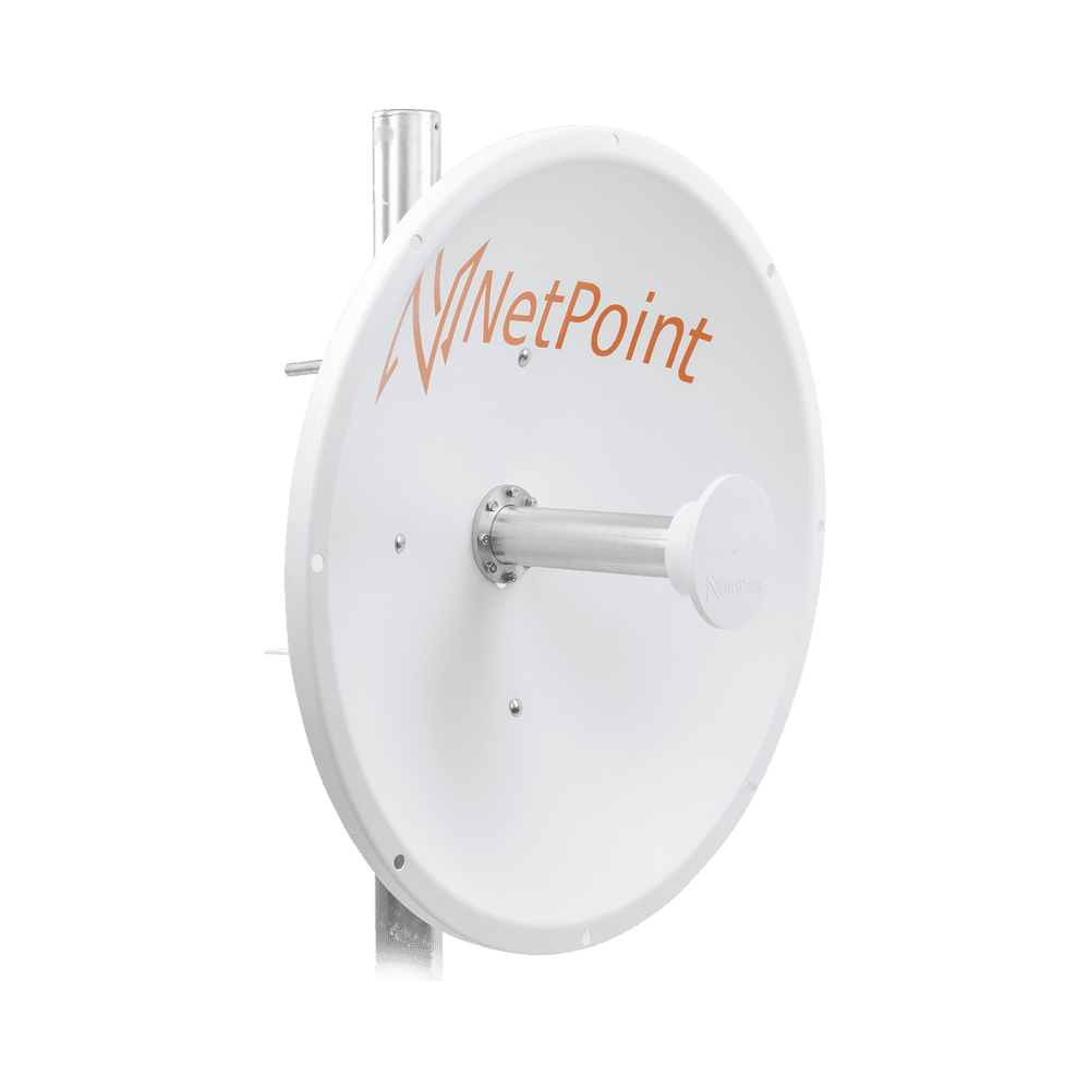NP1GEN2-LAT-IZQ-l Antena Direccional de alto rendimiento / diámetro de 60 cm / 4.9-6.4 GHz / Ganancia 30 dBi / SLANT de 45 ° y 90 ° / Ideal para 30 km / Conector N-Hembra / Montaje y jumpers incluidos. NP1GEN2 3