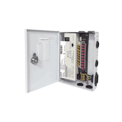 Fuente / 11-15 V / 9 canales / 16 A / Alta tecnología en seguridad / Doble ventilador / Hasta 1.8 Amperes por Salida / Filtro de ruido por canal / Diseño de alta gama.