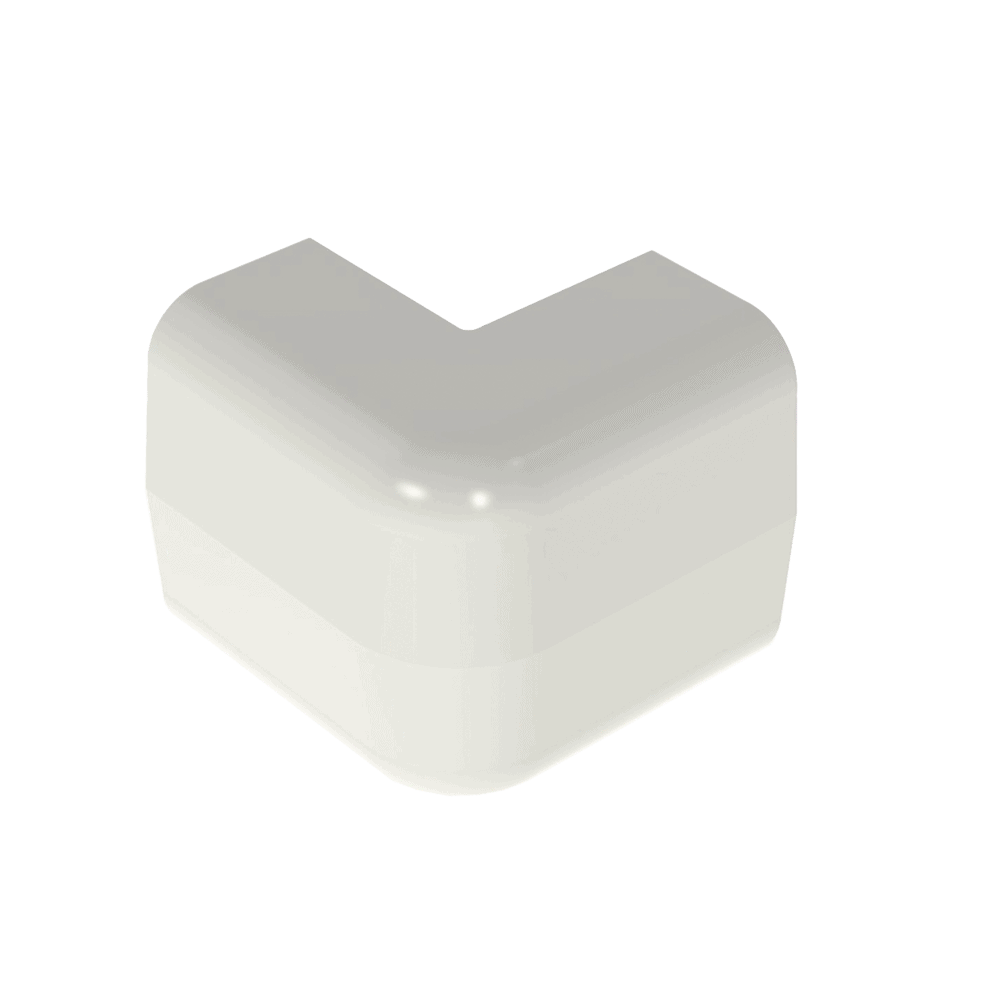 OCF5IWE-AD-1-l Esquinero exterior, para uso con canaleta LD5, material ABS, Color Blanco Mate OCF5IW-E 2