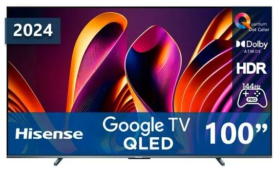 PANHSE1810_5_full Televisor Hisense 100QD7N, 100 pulgadas, QLED, QUANTUM DOT, 4K UHD, 3840 x 2160 Pixeles, GOOGLE SMART TV 9