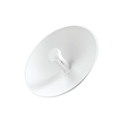 PowerBeam airMAX M5, hasta 150 Mbps, frecuencia 5 GHz (5170-5875 MHz) con antena tipo plato de 22 dBi