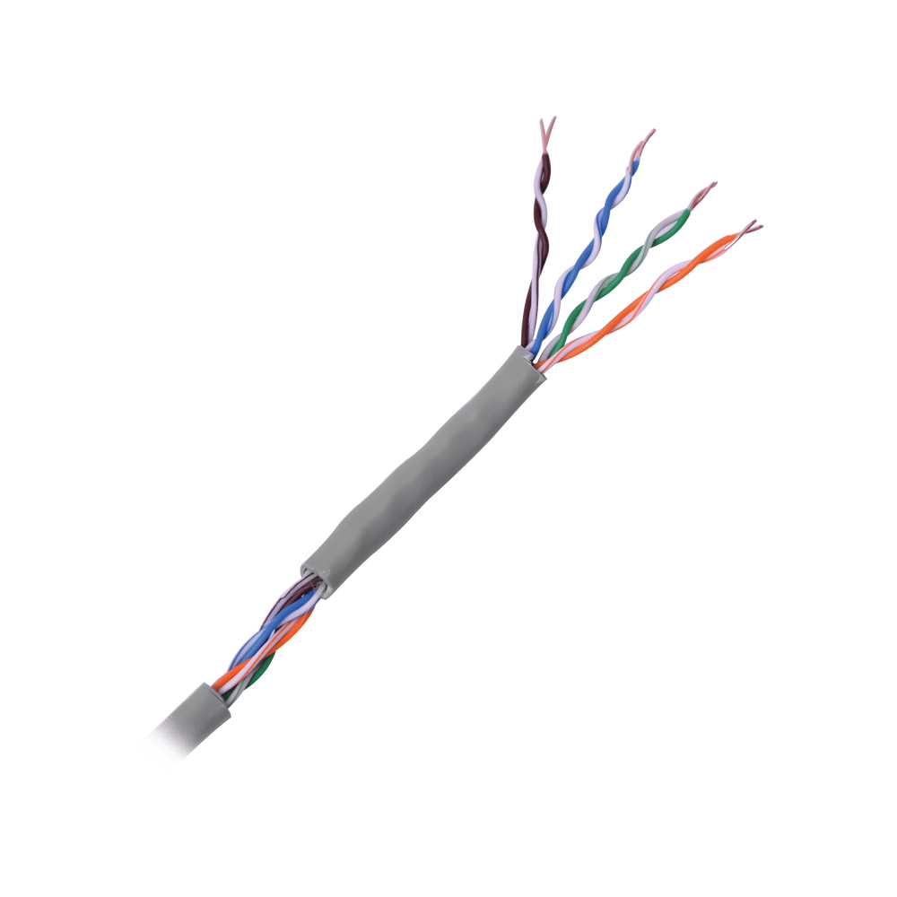 PROCAT5E100M-LAT-IZQ-l Cable Cat5e de Alto Rendimiento, con Certificaciones ETL, UL, Color Gris, de 100 Metros (328 Pies) para Aplicaciones en CCTV, Redes de Datos. Uso Interior. PRO-CAT-5E/100M 2