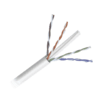 Bobina de Cable de 305 Metros (1000 Pies) de Cable Cat6 de Alto Desempeño, Super Flexible, UL, Cobre, Color Blanco, para Aplicaciones de Video Vigilancia y Redes de Datos PROCAT6PLUSW-AD-1-l